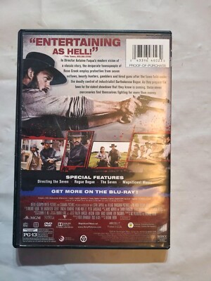 The Magnificent Seven (DVD, 2016) Denzel Washington - Chris Pratt