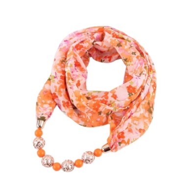 Women Scares Fashion Beaded Infinity Jewelry Necklace All Season Ladies Hijab
