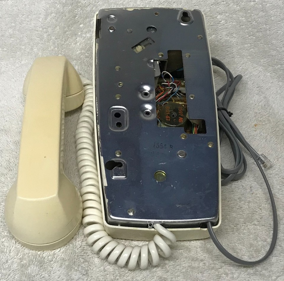 Rare Vintage 1960s WESTERN ELECTRIC 1554B Ten 10 Key WHITE Wall Mount