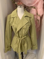 Giacca Long Sleeve Jacket Pea Green Medium Nwot Double Breast