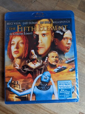 The Fifth Element (Blu-ray Disc, 2007) Bruce Willis, Bilingual NEW SEALED