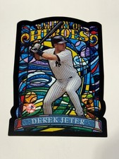 Derek Jeter 1998 Topps Gallery Of Heroes Beam Team Jumbo Insert Card Yankees HOF