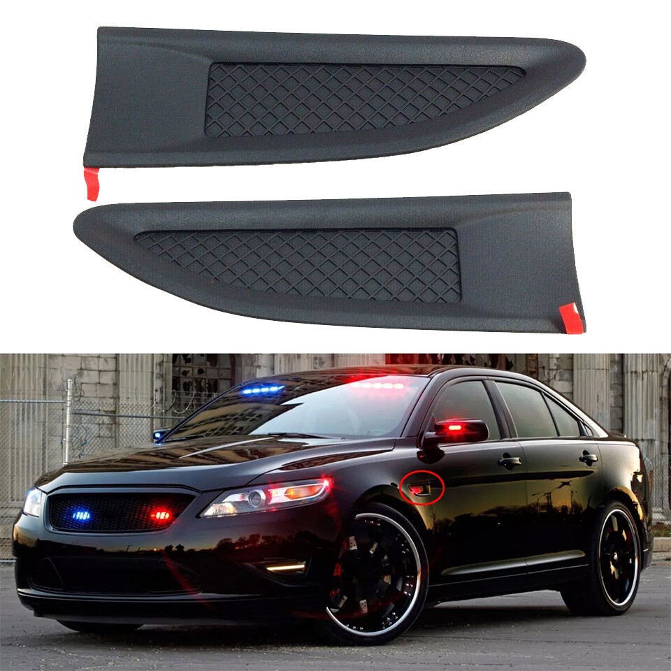 2x Front Fender Air Vents Wing Cover Fit For Ford Taurus 2013-2019