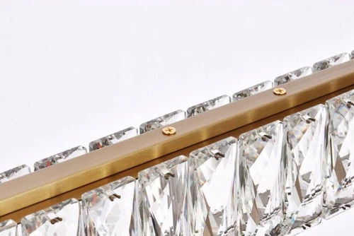 Crystal Chandelier Light Fixture Foyer Kitchen Island Dining Room Lighting 31" - Picture 7 of 10