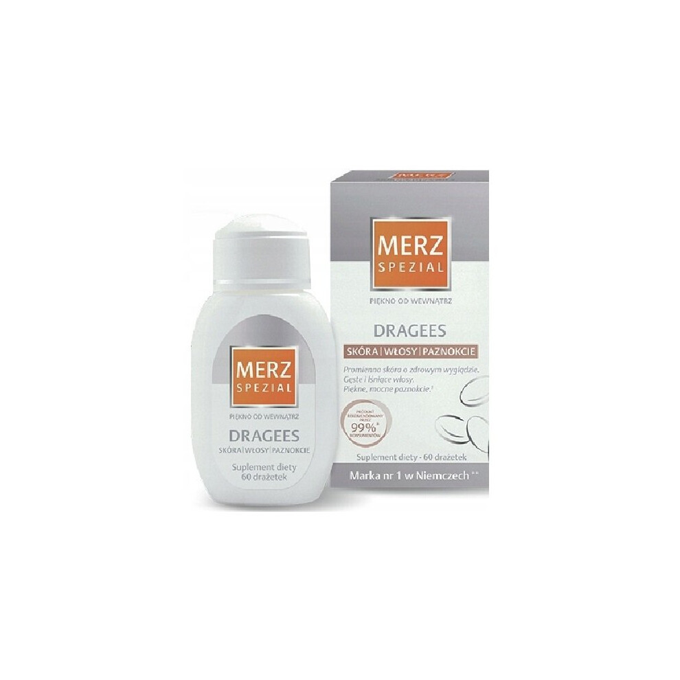 Merz Spezial Special 60 Dragees For Skin Hair & Nails Complex Vitamins