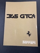 Ferrari 365 Gtc4 Owners And Maintenance Instructions Manual