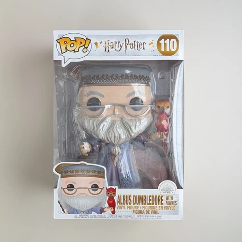 Funko Pop! Harry Potter Albus Dumbledore with Fawkes 110 Jumbo Size New **