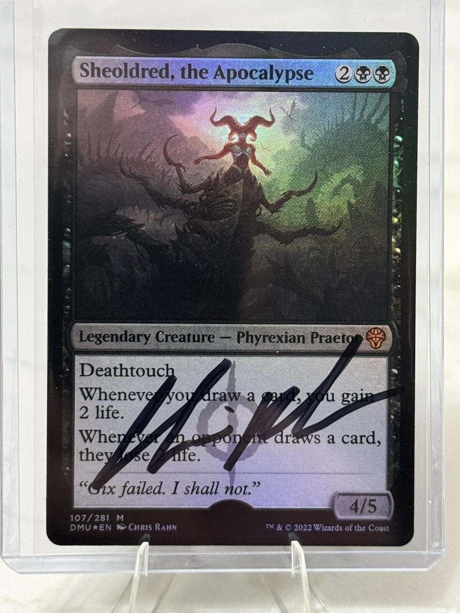 Sheoldred, the Apocalypse Artist Proof Signed MTG Dominaria