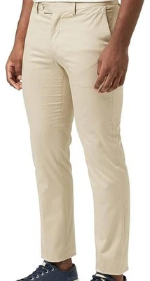 Men Hackett Trousers Beige Cotton 34 / L / 50 - Bild 1 von 4
