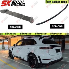 Dry Carbon Fiber Rear Spoiler Roof Wing Body Kits Fits Porsche Cayenne 2019-2023 Dry Carbon Fiber Rear Spoiler Roof Wing Body Kits Fits Porsche Cayenne 2019-2023