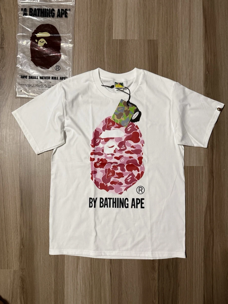 A Bathing Ape Short Sleeve Pink Shirts for Men for sale | eBay