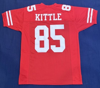 George Kittle #85 Custom 49ers Jersey - Red 100% Stitched NEW -Size XL