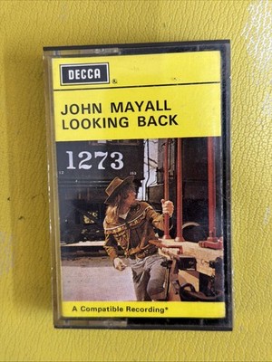 John Mayall  Looking Back  Decca Cassette Tape Paper Label