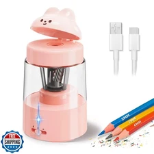 ZMOL Electric Pencil Sharpeners, Colored Pencil Sharpener for Kids, Auto Stop