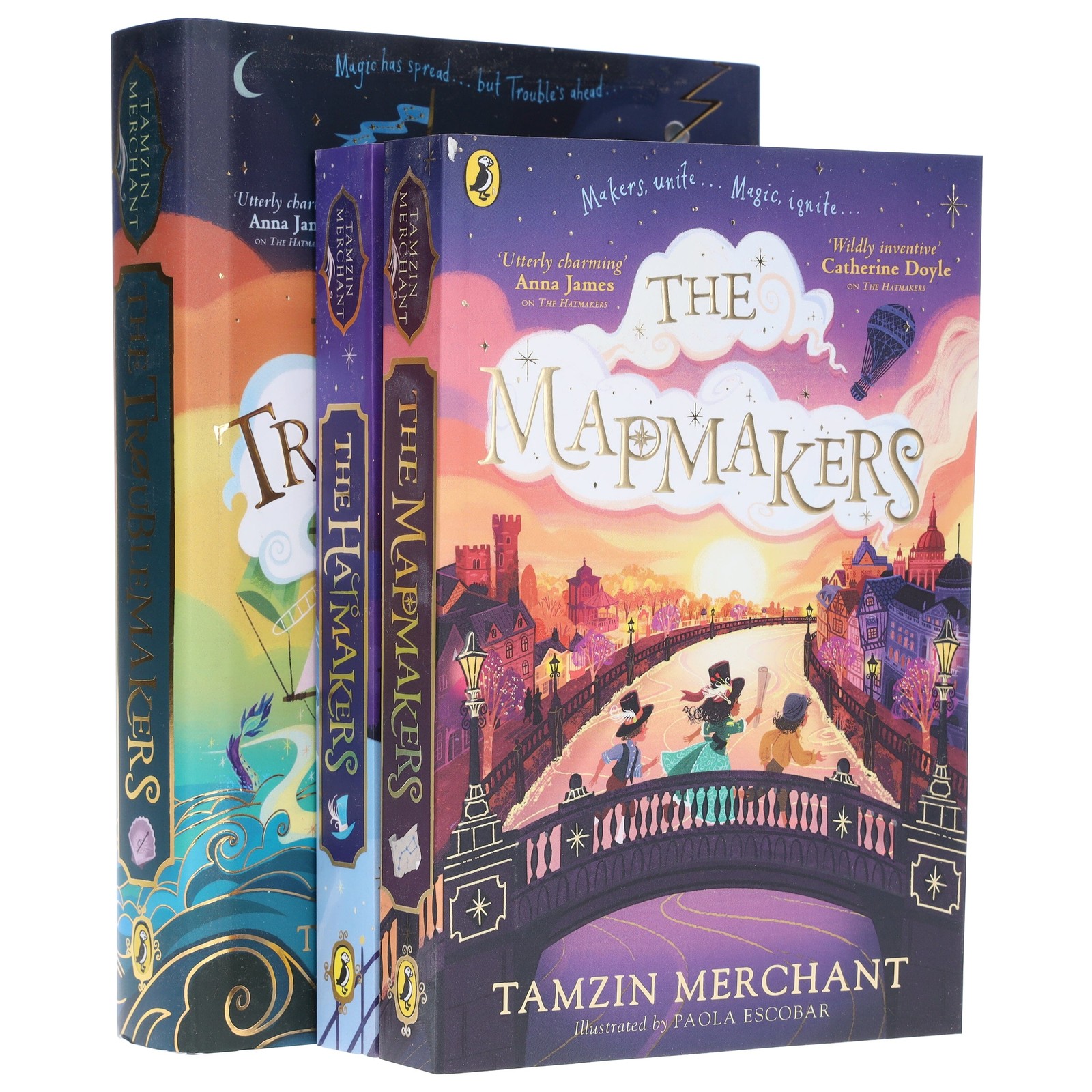 The Hatmakers Series By Tamzin Merchant 3 Books - Ages 8-13 - Paperback/Hardback
