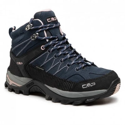 Campagnolo CMP Wanderschuh RIGEL MID WMN TREKKING WP Blau Leder 3Q12946 53UG