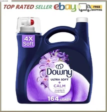 Downy Ultra Soft + Calm Fabric Softener 111 oz 164 Loads Lavender Vanilla Bean.