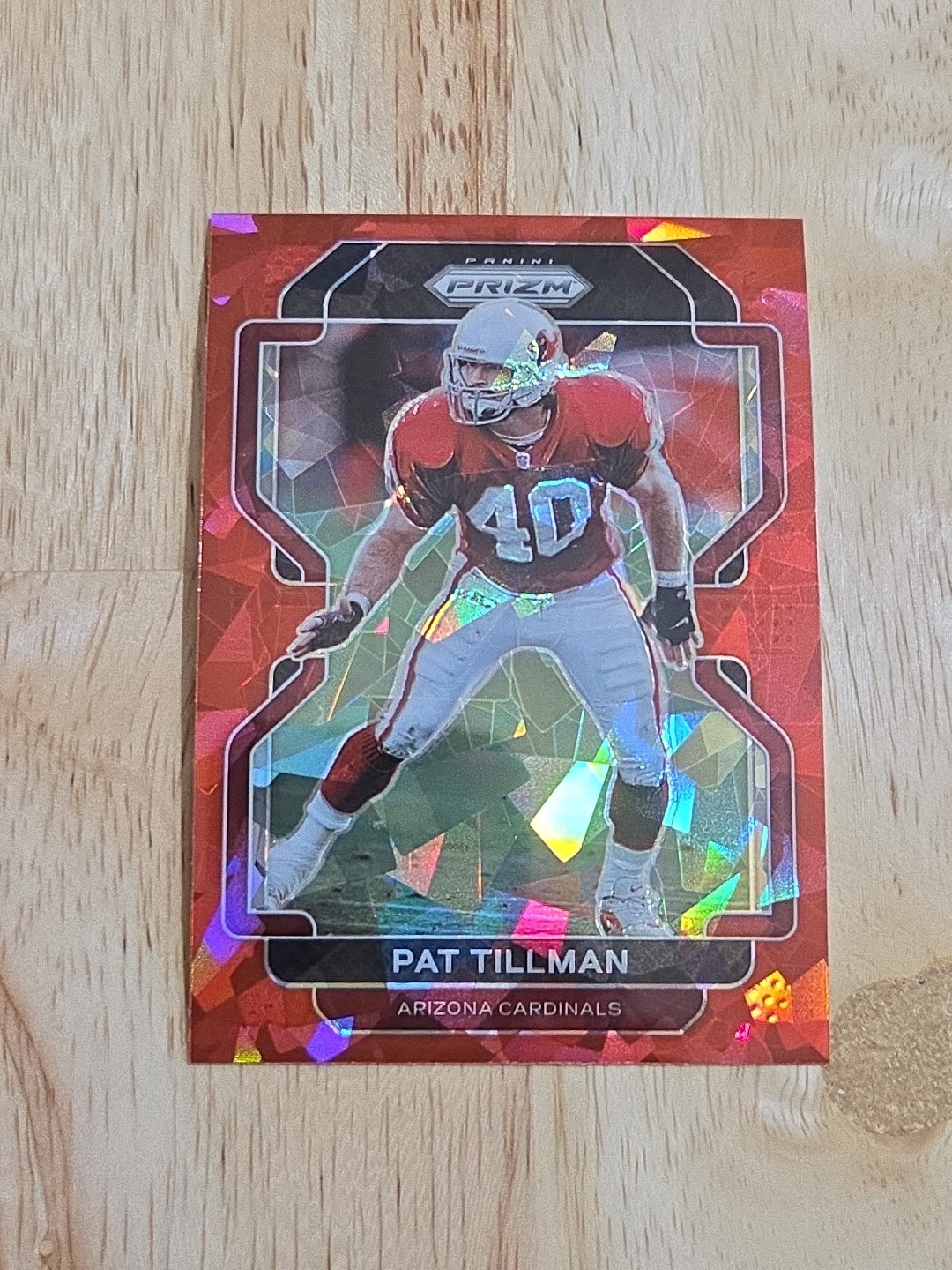 2021 Prizm PAT TILLMAN Red Ice Prizm #83 Arizona Cardinals SP