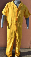 Original Breaking Bad Bob Barker Yellow Convict Prison Jail Inmate Coveralls