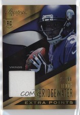 2014 Prestige Extra Points Gold Prime 17/50 Teddy Bridgewater Jumbo Patch 12xy