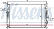AVA QUALITY COOLING PE2438 K&uuml;hler, Motork&uuml;hlung f&uuml;r CITRO&Euml;N,DS,FIAT,OPEL,PEUGEOT