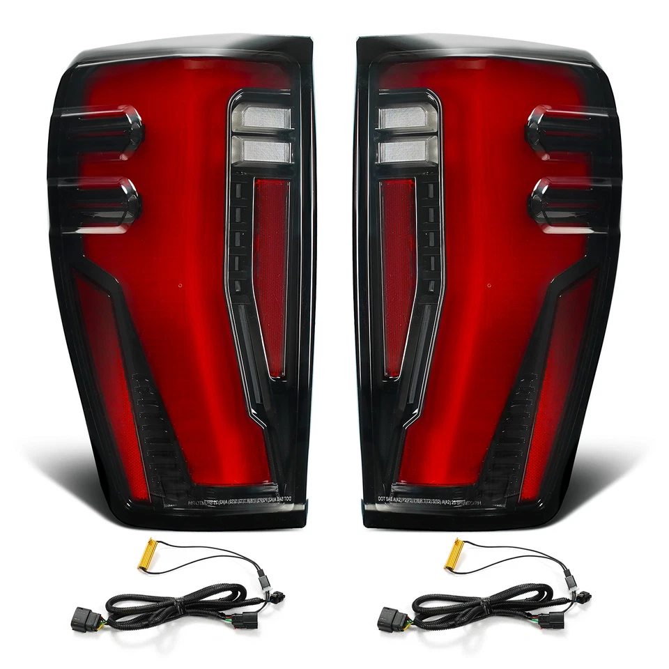LED Upgrade Tail Lights For 2020-2026 GMC Sierra 2500 HD 3500 HD Left+Right Pair Foto 2 de 4