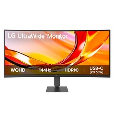 Lg Electronics Lg Ultrawide? U6 34U640B-B.AEK 34-" Wqhd Curved 1800R 144Hz Monit