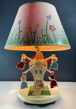 Nursery Originals Ferris Wheel Little People Lamp with Original Shade VTG 1974