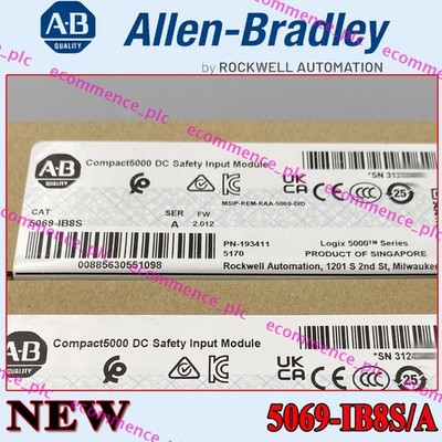 1PC New AB 5069-IB8S/A Safety Input Module US Free Ship 5069 IB8S ser A