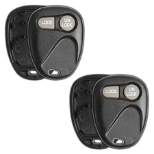 2 Key Fob Remote 2b Shell Case for Chevrolet GMC 16245100-29 ABO1502T