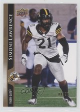2021 Upper Deck CFL Gold 8/50 Simoni Lawrence #168 l5j