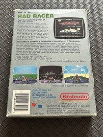 Jeu Nintendo NES Rad Racer Avec Lunettes 3D