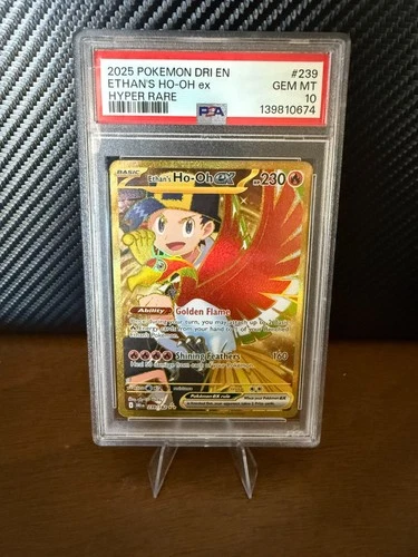 Ethan's Ho-Oh ex 239/182 Hyper Rare Destined Rivals PSA 10 GEM MINT