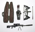 PURGE 18 Gnawgahyde Sniper Rifle Bow Lot GIJOE CLASSIFIED SERIES 6" Scale 1/12
