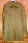 chemise tunique coton lin vert olive 42/44