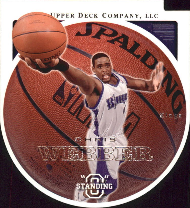 2003-04 Upper Deck Standing O Die Cuts/Embossed #67 Chris Webber - BSK