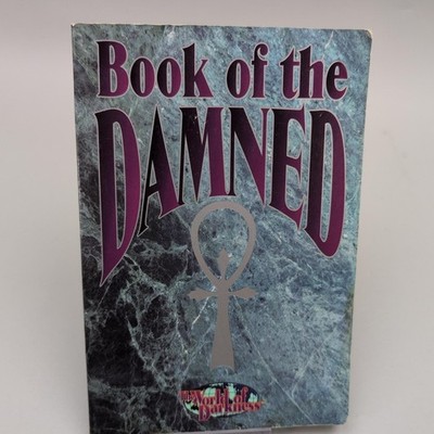 Vintage White Wolf Book Of The Damned RPG Supplement WW 5001 Softcover Book