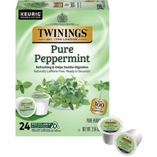 Twinings of London Pure Peppermint Herbal Tea K-Cup - Herbal Tea - 0.1 oz - 24 /