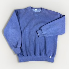 VTG Russell Athletic Heathered Blue Crewneck Sweatshirt Made in USA