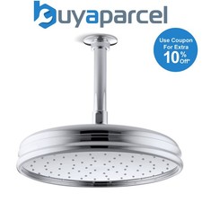 Kohler Traditional Round Overhead Rainhead Shower Head 8” Diameter Chrome