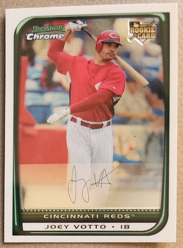 2008 Bowman Chrome Joey Votto Rookie #194 Cincinnati Reds EX+++