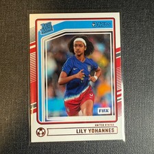 2024/25 LILY YOHANNES Panini Donruss Rookie Soccer Card USWNT 183 . rookie card picture