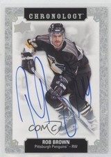 2018-19 Upper Deck Chronology Franchise History Rob Brown #FH-PI-RB Auto 15ok