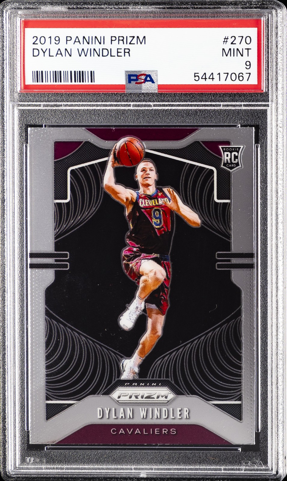 2019 PANINI PRIZM #270 DYLAN WINDLER ROOKIE RC PSA 9