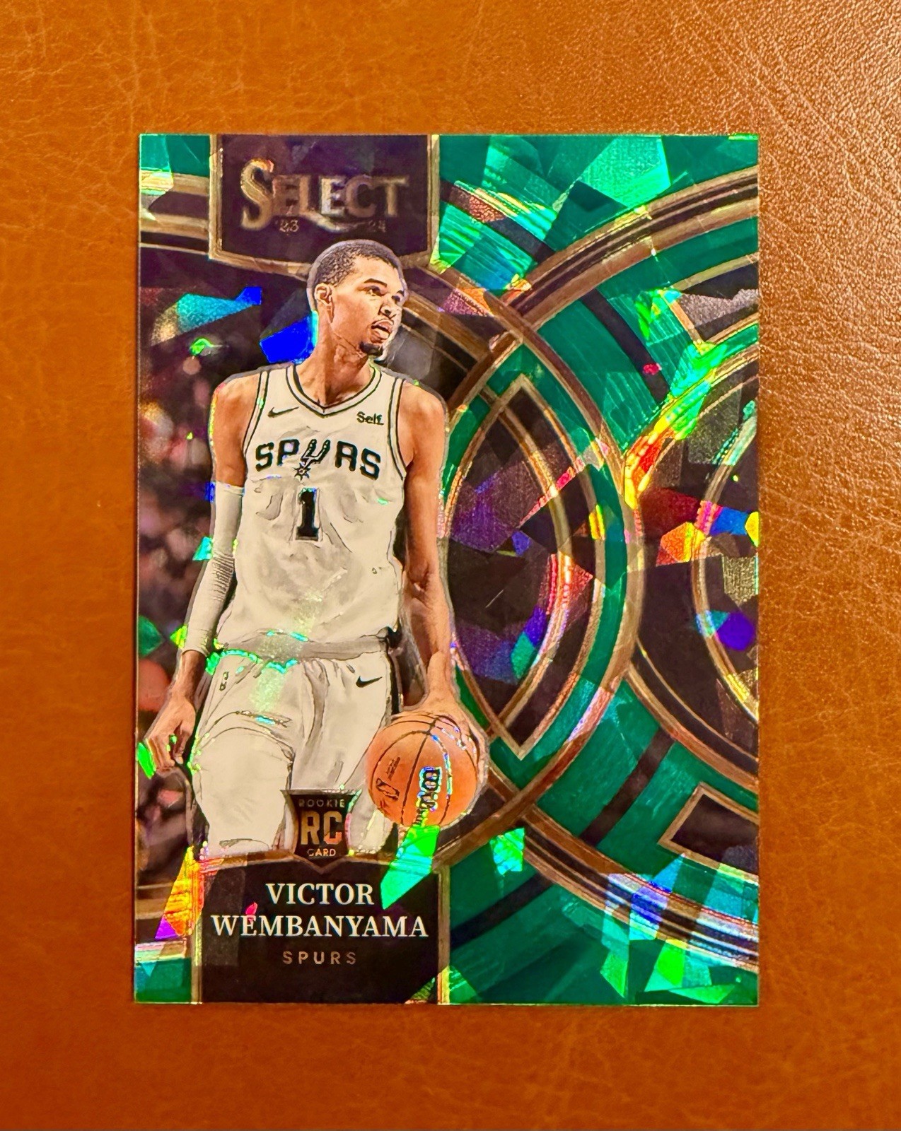 2023-24 Select Victor Wembanyama RC Premier Green Ice Hobby Blaster Exclusive SP