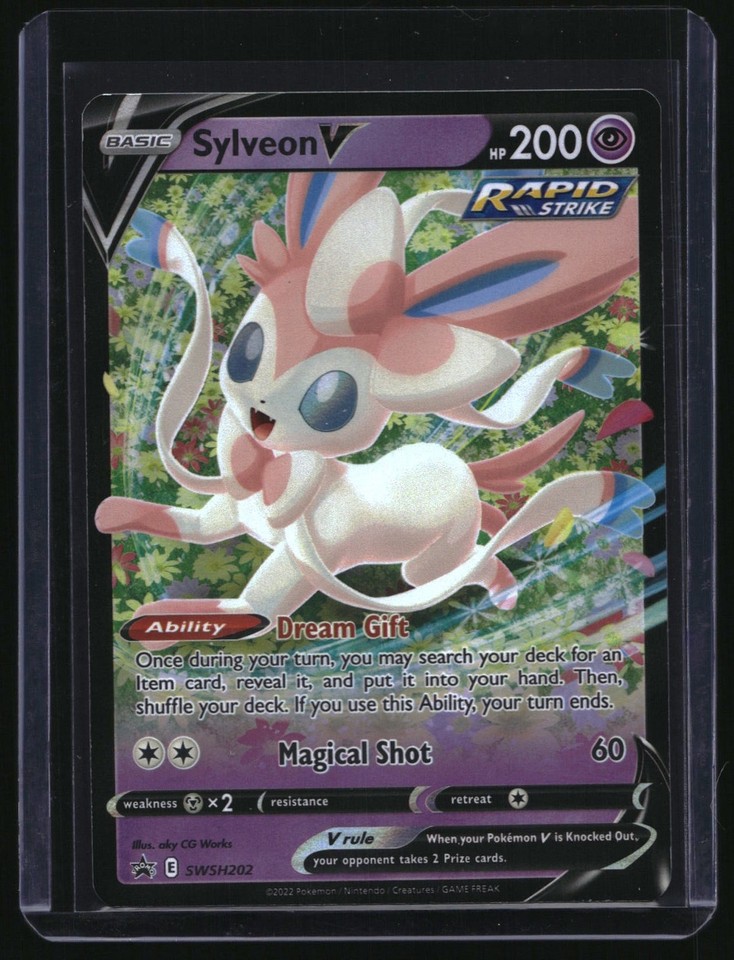 2022 Pokemon Sylveon V SWSH202 Black Star Promo Holo