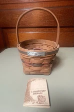 Vintage Longaberger Basket 1989 Inaugural Basket