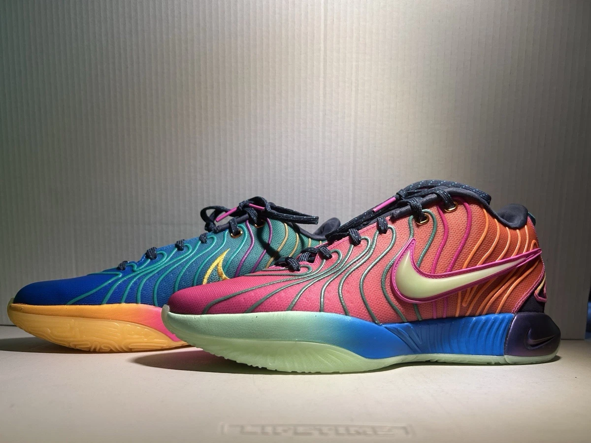 Nike Multi-Color 10.5 US Basketball Shoes for Men for sale 