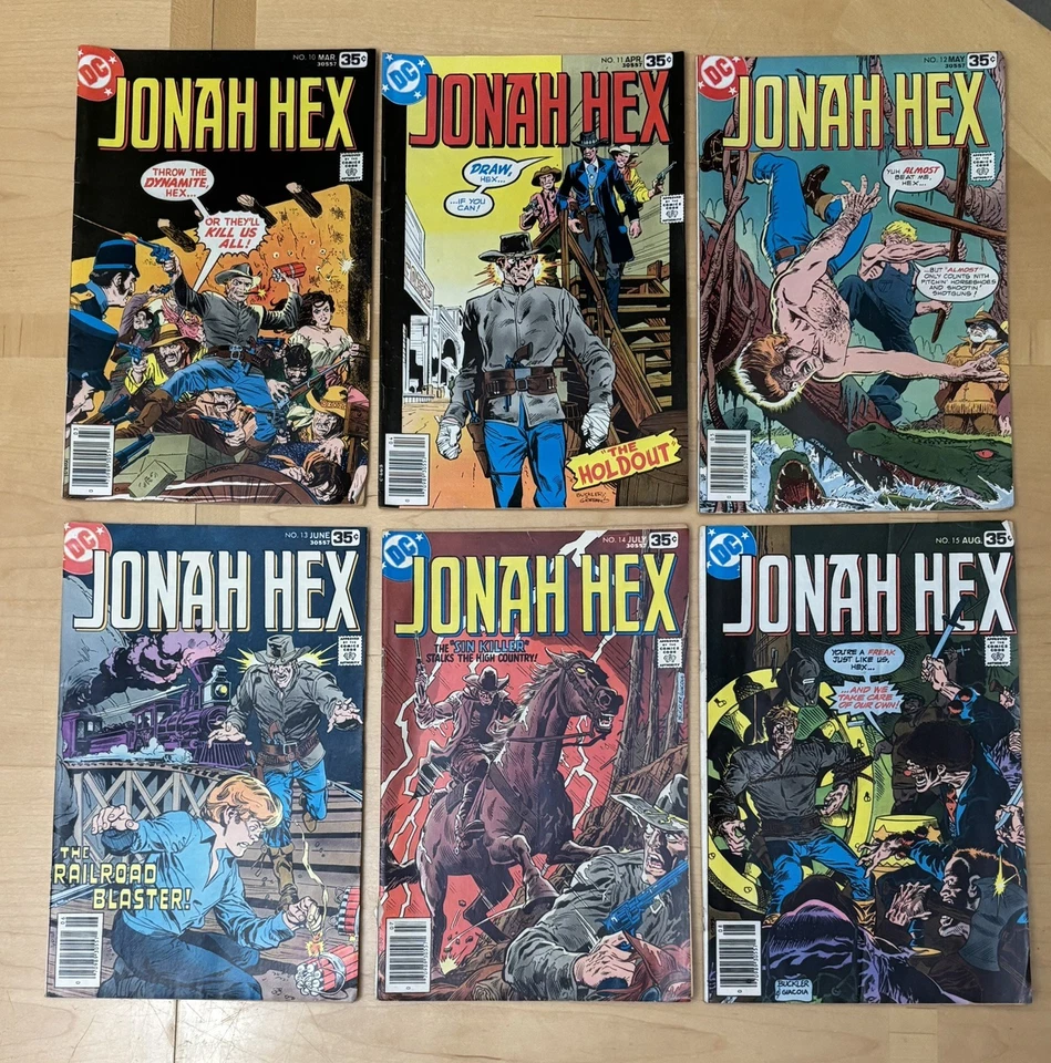 Lote de 34 cómics de Jonah Hex (DC Comics 1977) #1-46 buen estado. ¡EDICIÓN #1! Foto 3 de 4