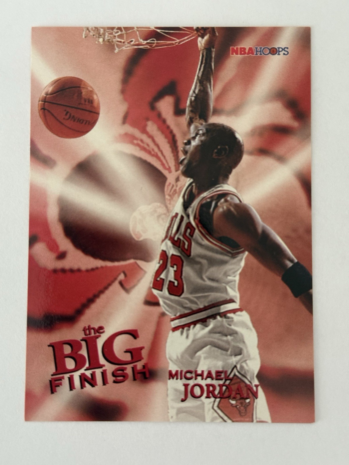 1996 Skybox Hoops Michael Jordan the Big Finish #176 Chicago Bulls HOF